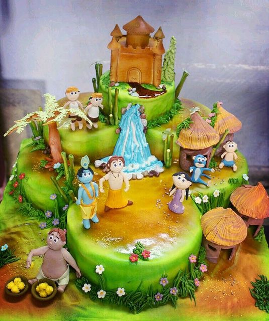 Krishna cake village