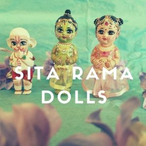 sita rama dolls with hanuman on a nice background for sale dolls at remember krishna