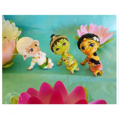 set of Ramayana dolls Sita Rama and Hanuman doll figurines