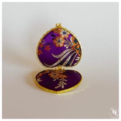 Deep purple throne for Krsna regal embroidered chinese brocade vyasasana