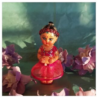 radha doll wearing skirt cuteness