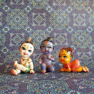 Krsna Radha Balaram unique large trio