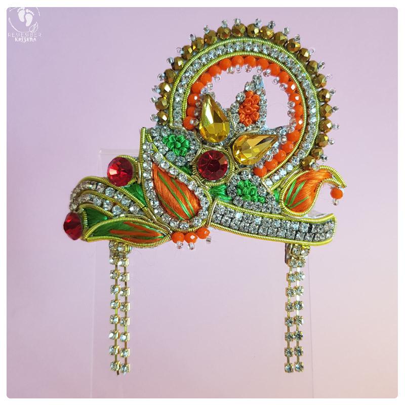 Crowns for Krishna deities click through to shop crowns shringar