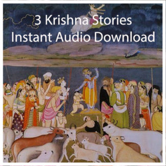 krishna lifts Goverdhan hill product audio soundtrack storytape