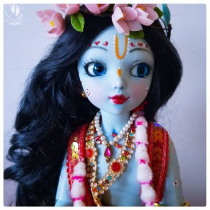 Krishna Keshav blue Krishna doll for display