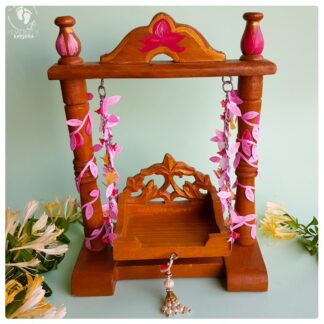 carved wooden throne