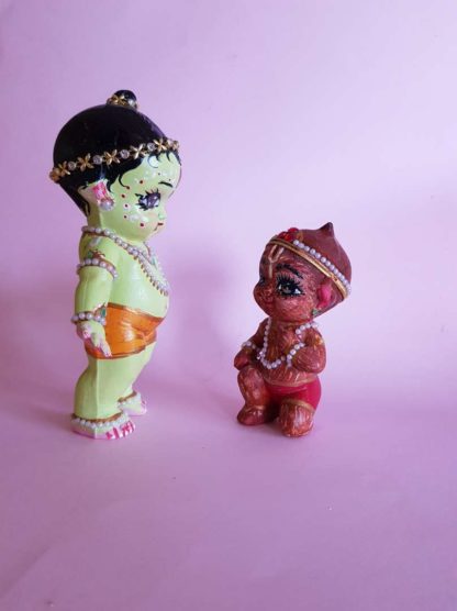 Rama Sita Hanuman dolls poseable - Image 6