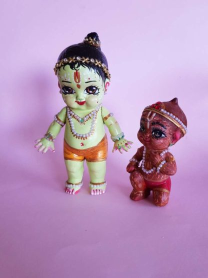 Rama Sita Hanuman dolls poseable - Image 5