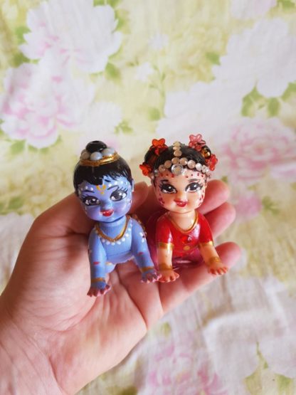 radha krishna laddu gopal laddhu gopal style radha krkishna dolls