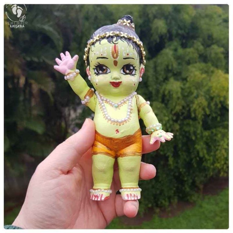 Sree Rama Doll Rama with poseable arms - Remember Krishna