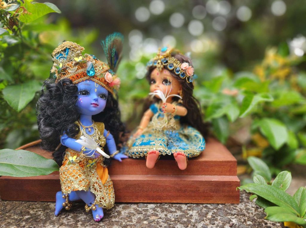 Regal Radha Krishna Dolls - Remember Krishna