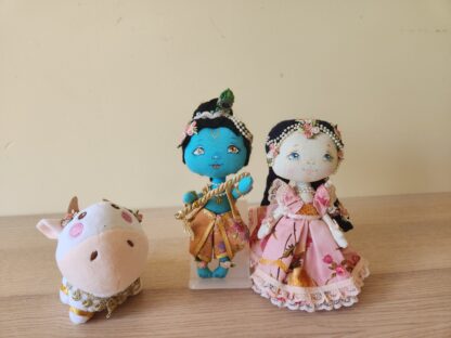 Soft Radha Krishna dolls set - Image 14