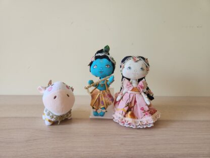 Soft Radha Krishna dolls set - Image 13