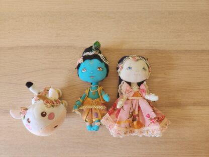 Soft Radha Krishna dolls set - Image 12