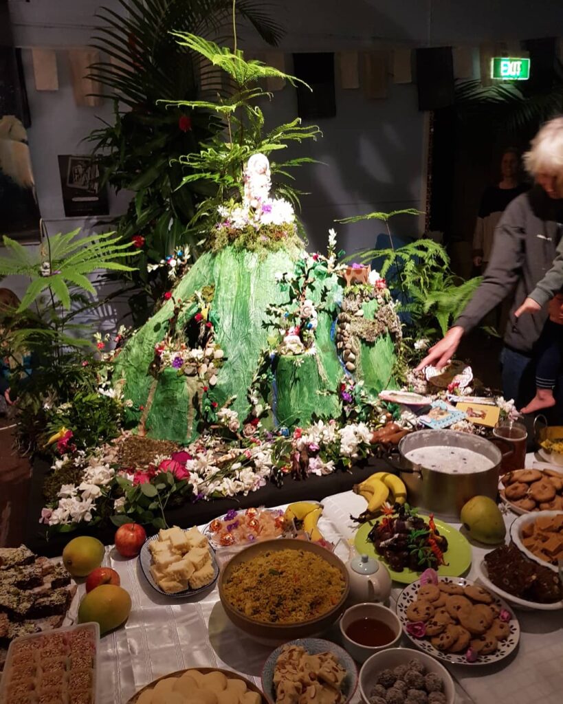 offerings to goverdhan hill
